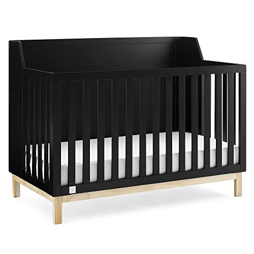 Delta Children babyGap Oxford 6-in-1 Convertible Crib - Greenguard Gold Certified, Ebony/Natural | Amazon (US)