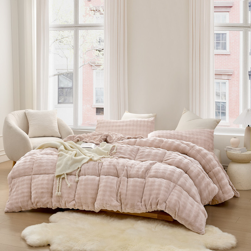 Git Puffy Cozy - Coma Inducer® Oversized Comforter Set - Whisper Pink | Coma Inducer