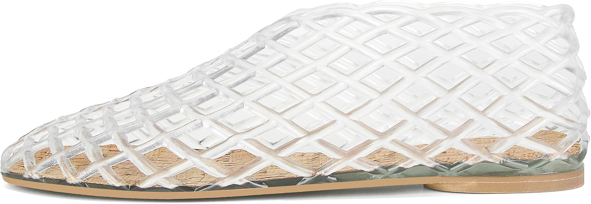 GTBINGGO Jelly Mesh Ballet Flats for Women Fishnet PVC Clear Hollow Jellies Sandals Comfortable B... | Amazon (CA)