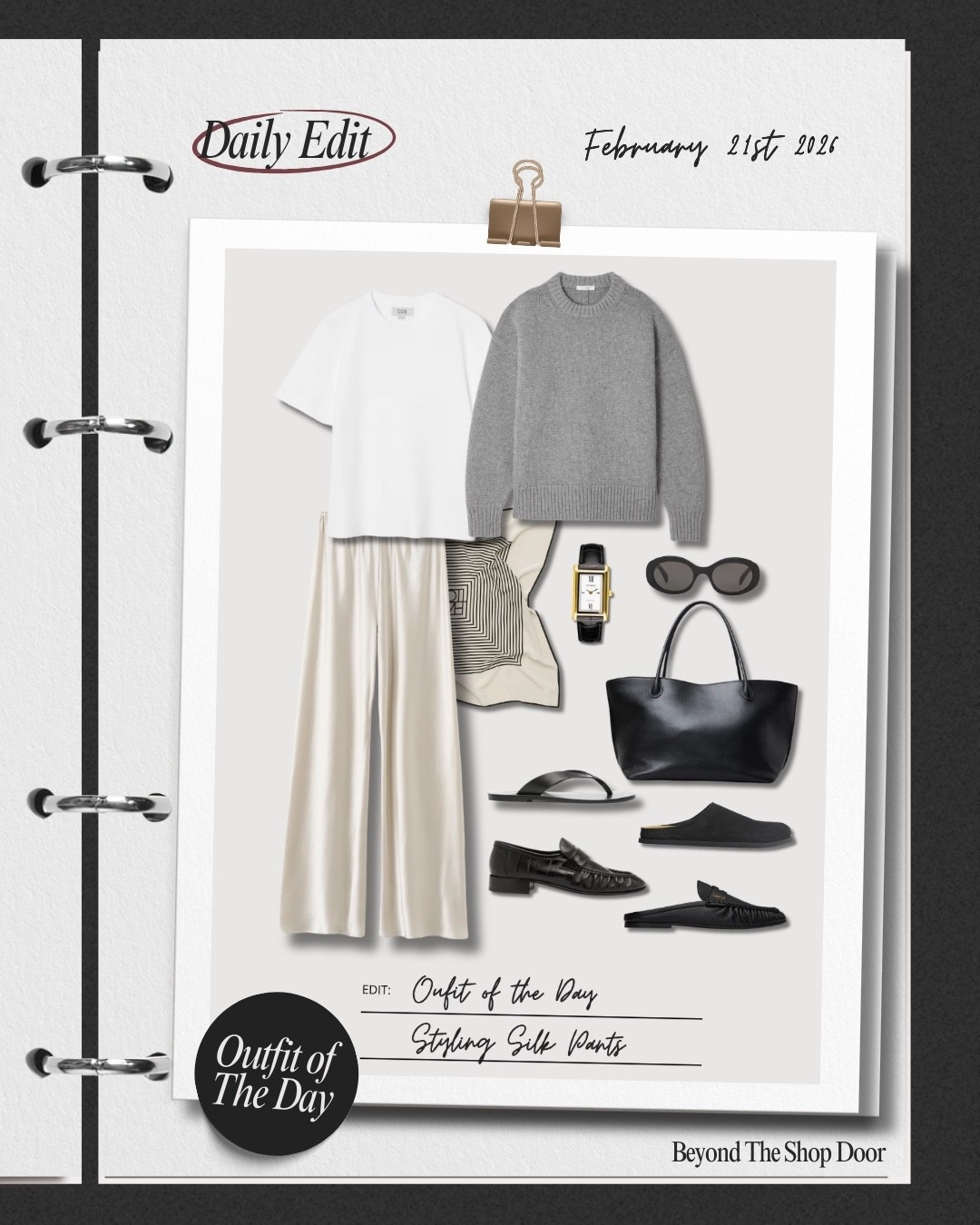 Outfit of The Day Edit - Styling Silk Pants

Effortless, timeless and ageless style. 

#LTKootd #LTKOver40 #LTKgrwm