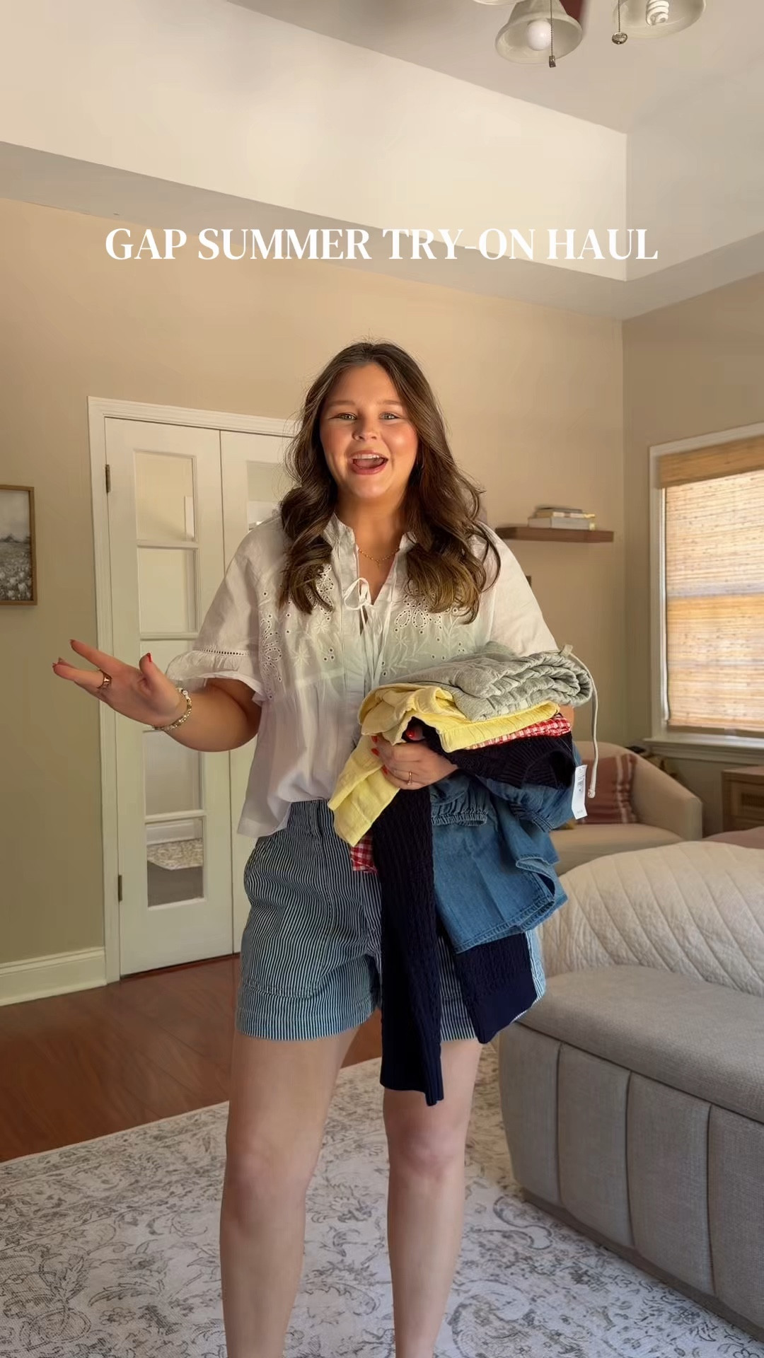 gap try-in haul! wearing a medium in everything, except sweater i got a large!


summer outfits 