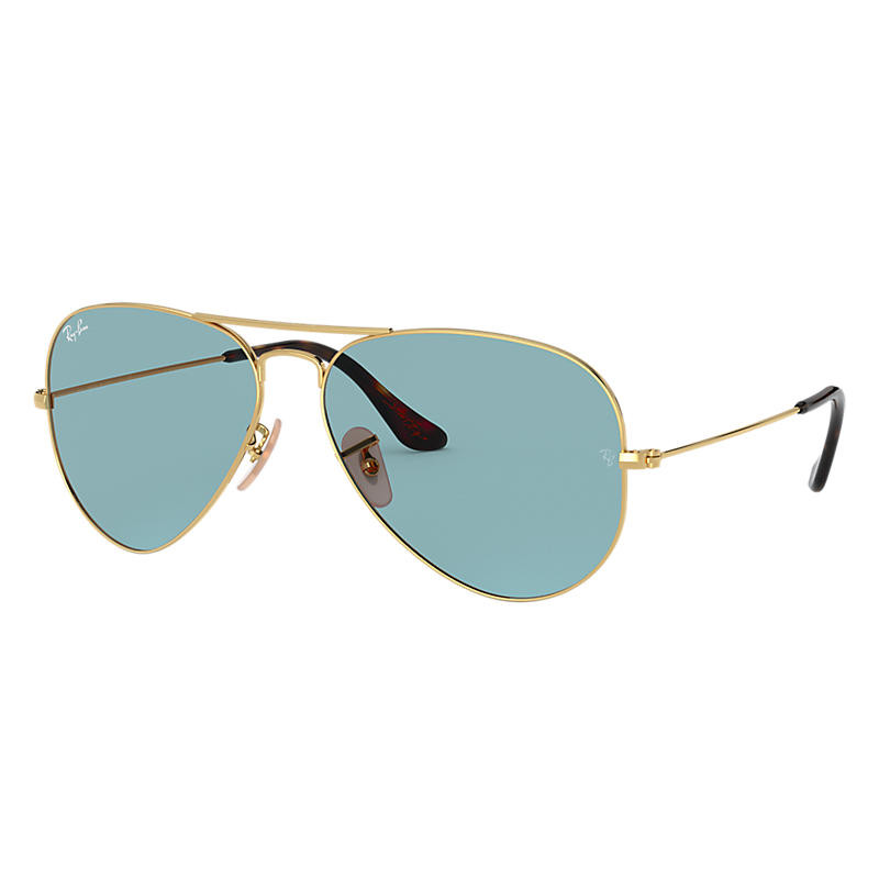 Ray-Ban Aviator Team Wang X Ray-ban Gold, Blue Lenses - RB3025 | Ray-Ban (US)