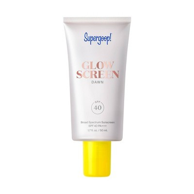 Supergoop! Glowscreen Dawn Hydrating Glowy Tinted Primer Sunscreen with Hyaluronic Acid + Niacinamide - SPF 40 - 1.7 fl oz | Target