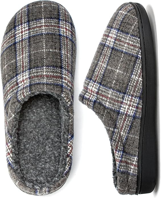 cosyone1997 Men’s Slippers with Memory Foam Indoor Outdoor, Warm House Shoes for Men with Plush... | Amazon (US)