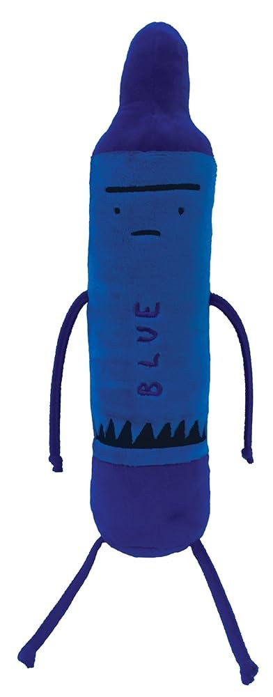MerryMakers The Day the Crayons Quit Blue Plush Toy, 12-Inch | Amazon (US)