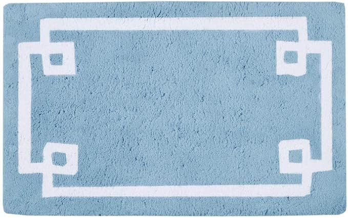 Madison Park Evan 100% Cotton Bathroom Rug Non Slip Backing-Luxrurious Tufted Plush Bath Mat Abso... | Amazon (US)