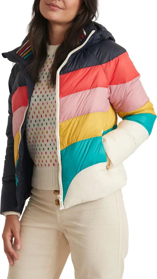 Après Rainbow Wave Puffer Jacket | Nordstrom