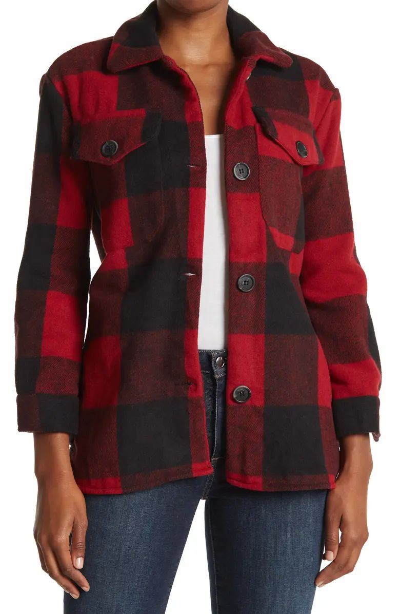 OOKIE AND LALA Plaid Shacket | Nordstromrack | Nordstrom Rack