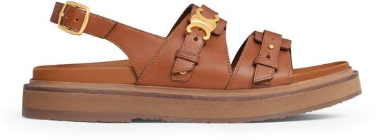 Celine Tippi Triomphe sandals in calfskin - CELINE | 24S US
