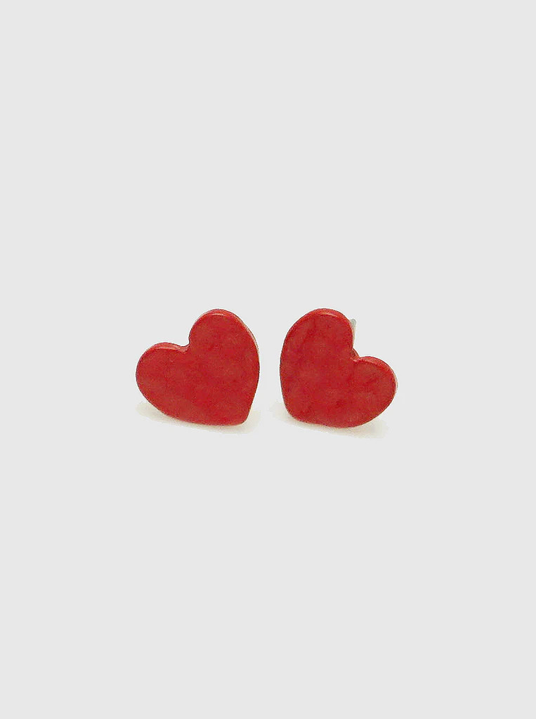 With Love Heart Studs | Erin McDermott Jewelry