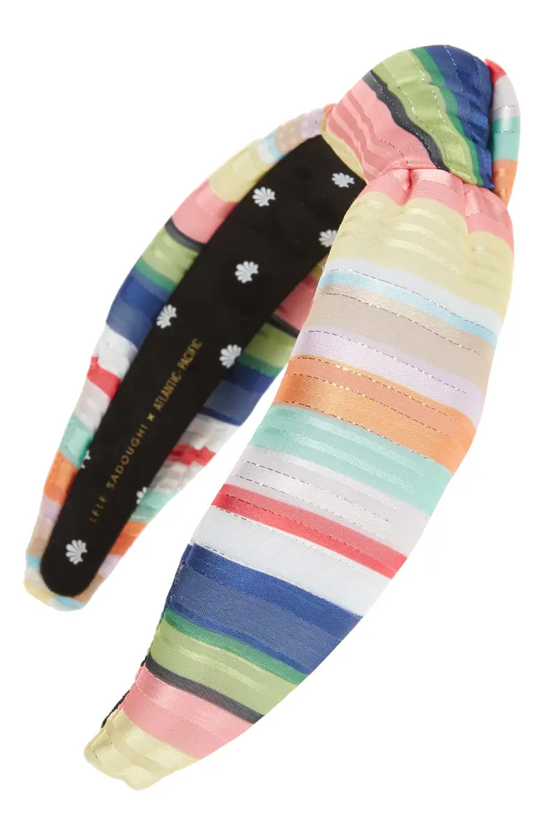 Lele Sadoughi x Atlantic-Pacific Stripe Knotted Headband | Nordstrom | Nordstrom