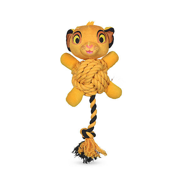 Disney100 The Lion King Simba Knotty Rope Dog Toy - Squeaker | PetSmart