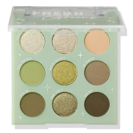 ColourPop Pressed Powder Eyeshadow Makeup Palette in Fresh Greens 0.3oz | Walmart (US)
