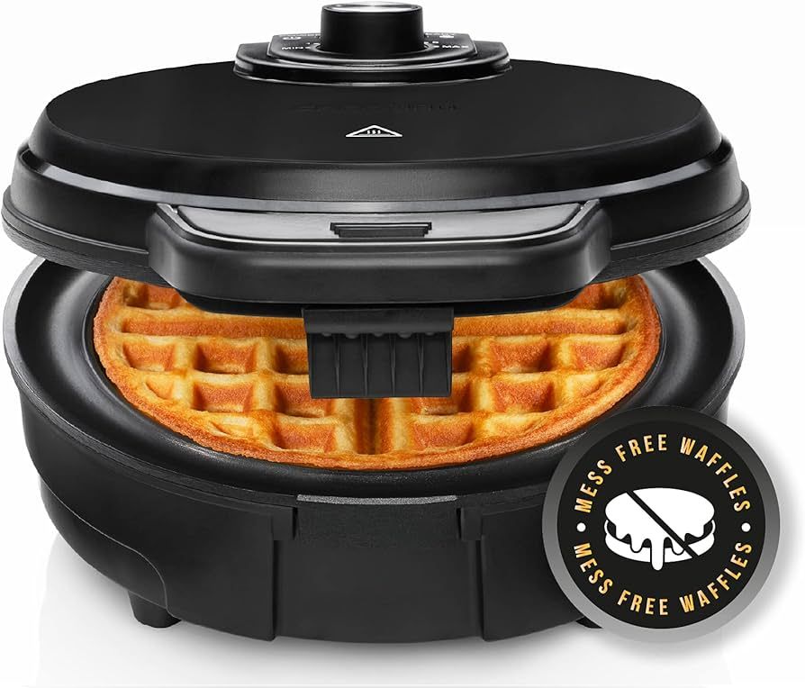 Chefman Anti-Overflow Belgian Waffle Maker w/Shade Selector, Temperature Control, Mess Free Moat,... | Amazon (US)