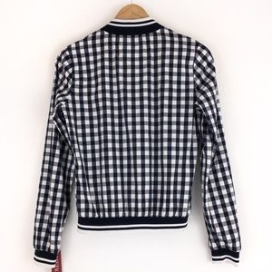 Merona • Gingham Bomber Jacket | Poshmark