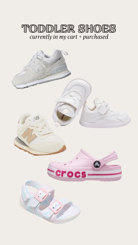 Toddler girl shoes in my cart + purchased! 