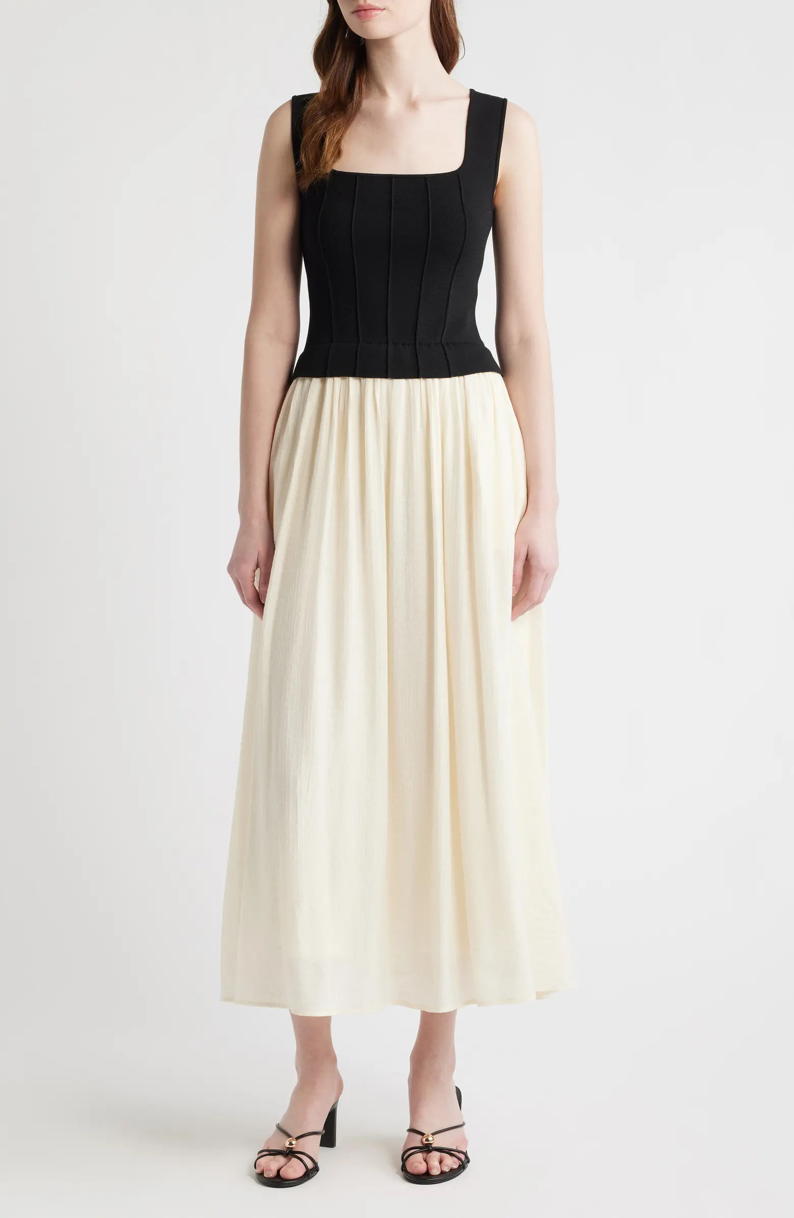 ZOE AND CLAIRE Mixed Media Dress | Nordstrom | Nordstrom