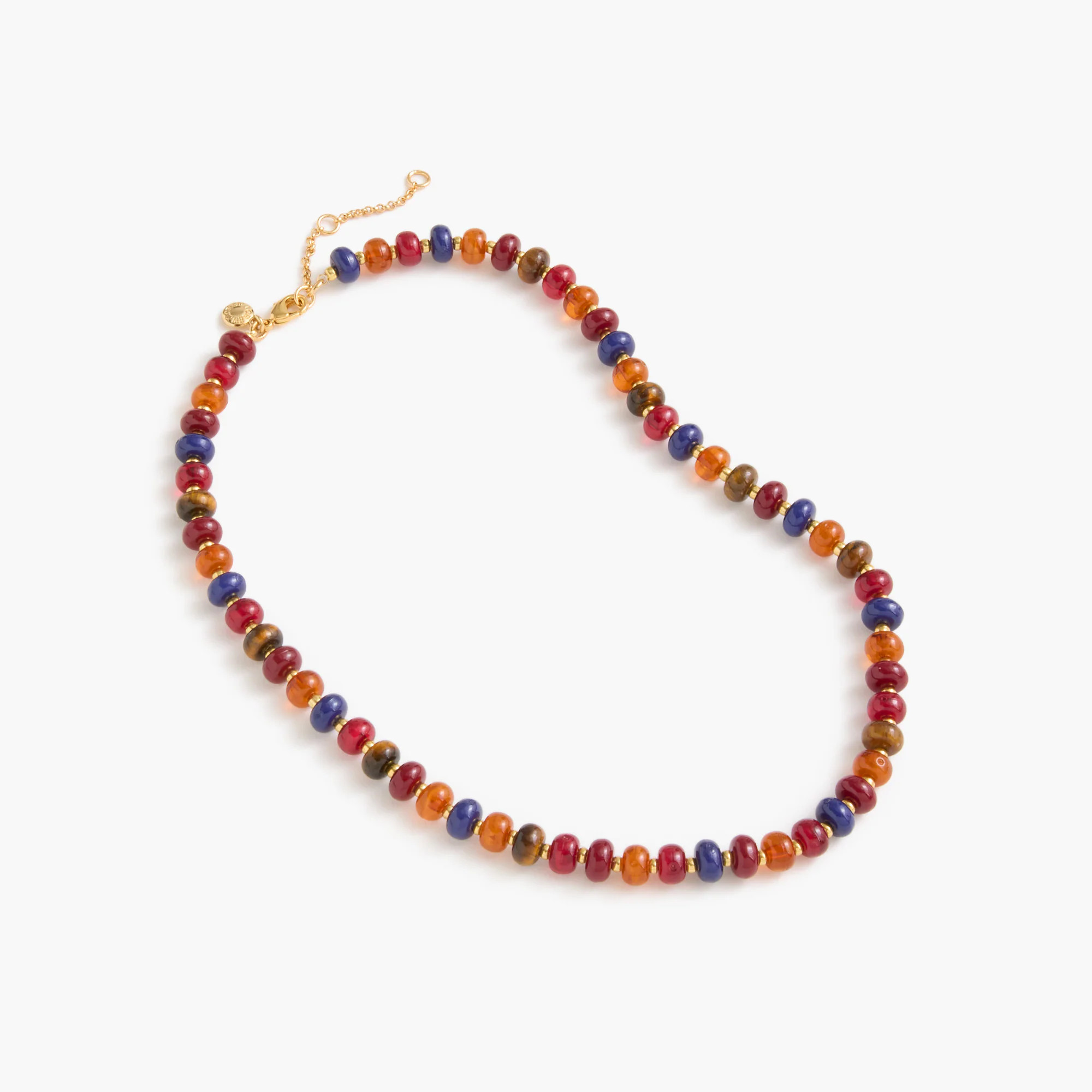 Oval beaded necklace | J.Crew Factory