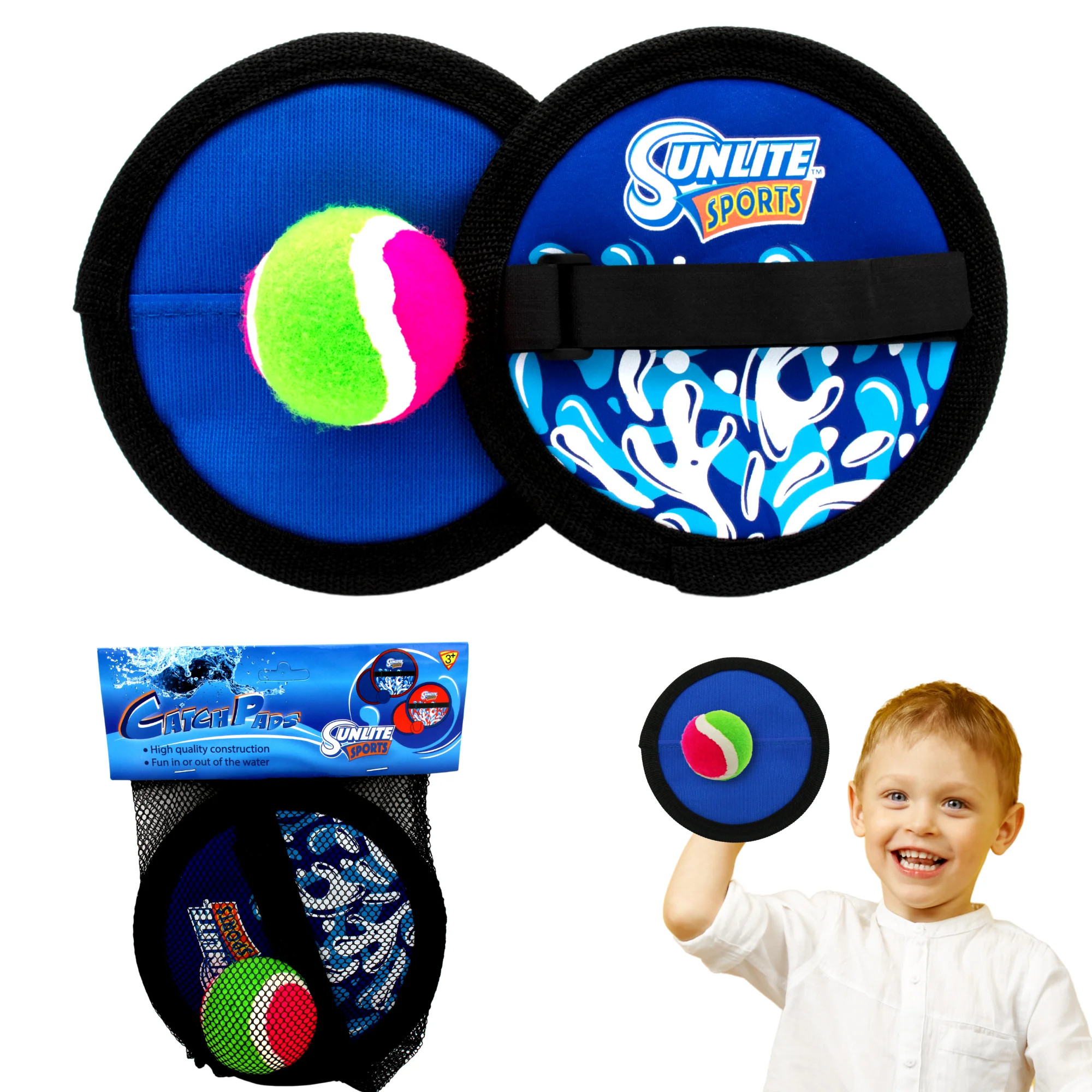 Sunlite Sports EZ Glove Toss and Catch Ball Game Set, Includes 2 Gloves and 1 Ball, Backyard Pool... | Walmart (US)