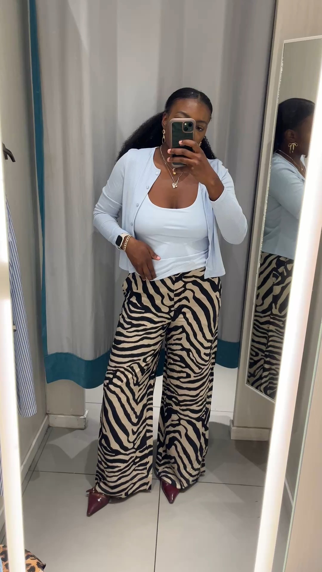 Blue and burgundy early fall outfit 

#LTKSeasonal #LTKWorkwear #LTKFindsUnder100