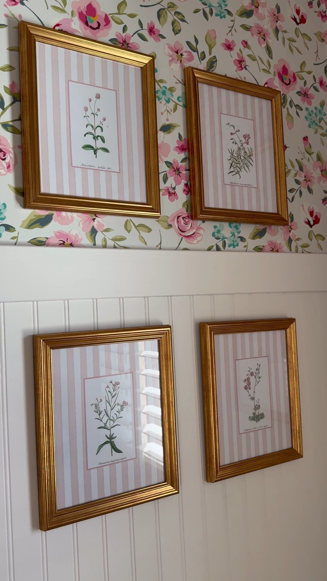 Pink striped floral art prints 
Gold photo frame 
8x10 gold frame 
Wall art
Wall frame
Girl room decor
Girl bedroom decor
Pink wall art 
#bedroom 

#LTKKids #LTKStyleTip #LTKHome