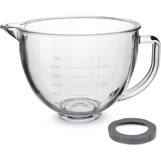 Anchor Hocking Glass 2-Quart Batter Bowl (1-piece, tempered tough for oven, fridge/freezer, micro... | Amazon (US)