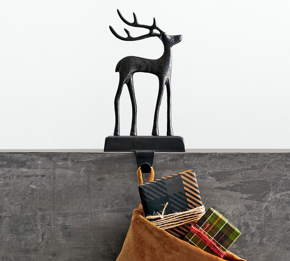 Santa's Sleigh Stocking Holders | Pottery Barn (US)