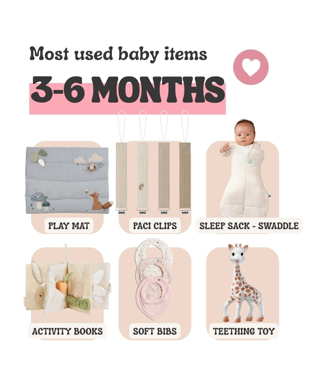 Most used bay items 3-6 months 


#LTKfamily #LTKmaternity #LTKbaby