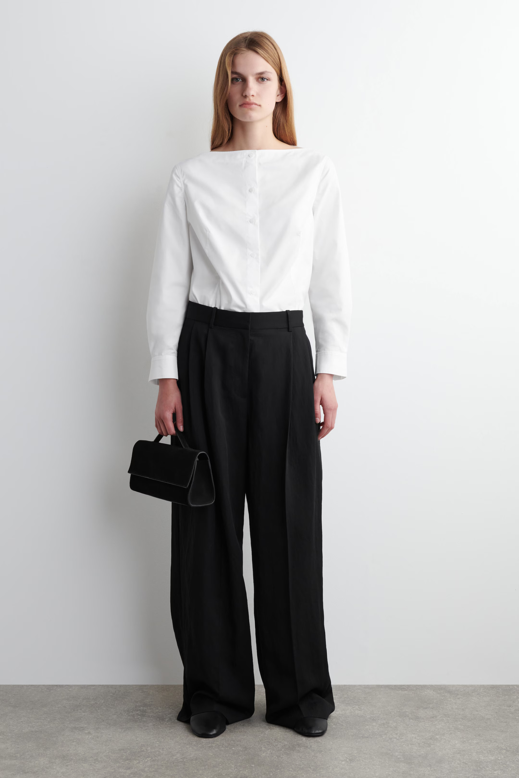 RELAXED FLUID WIDE-LEG PANTS - BLACK | COS | COS (EU)