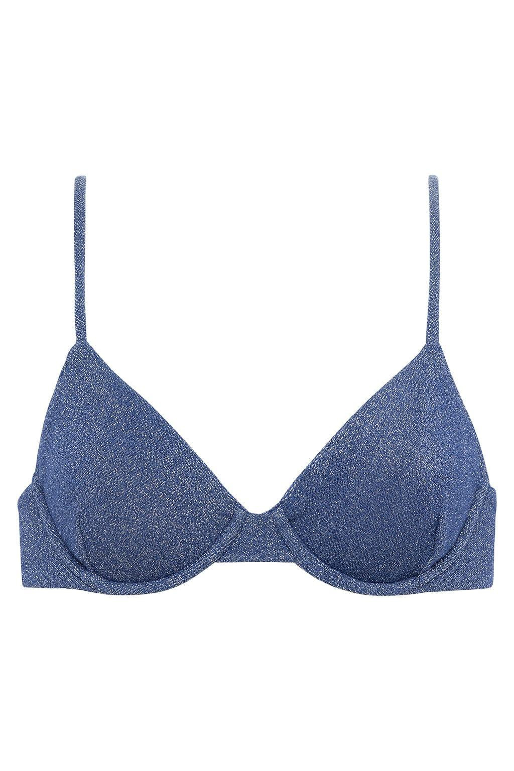 Sky Sparkle Dainty Bikini Top | Montce