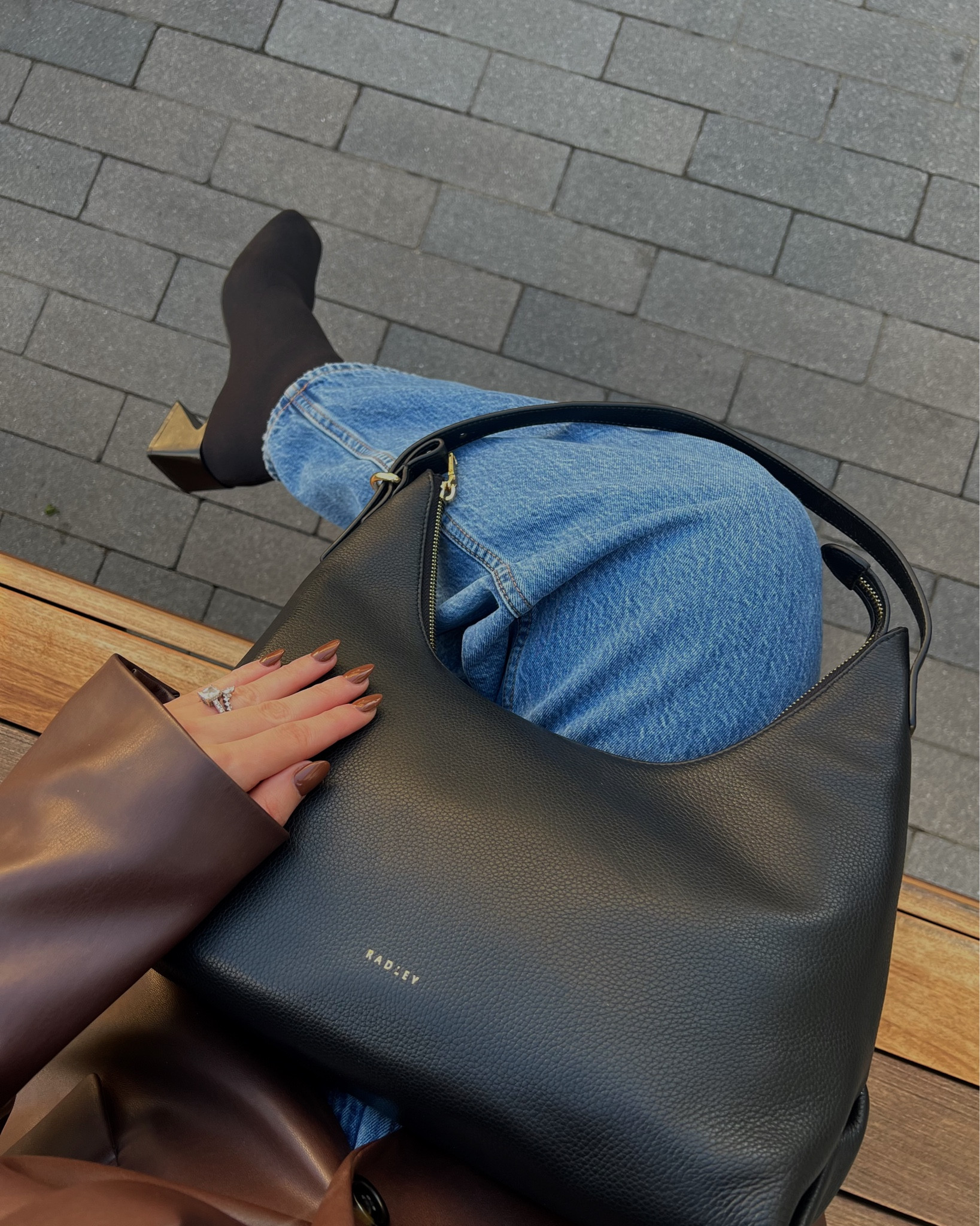 Have been wearing these boots for over three years now, and they still look brand new. super comfy (feels like you’re wearing socks & they’re waterproof with a low heel), runs TTS. CODE DRLUXY for 10% off… I wear these a ton esp if I know I’ll be walking a lot but wanna look put together. Comes in brown too and the rounded toe if you’re not into square. 

Radley London handbag - loveee the shape of this everyday black handbag, it looks like it sold out but I linked lots of new favorites on sale. Best affordable leather handbags  

Boots 
Winter outfit
Comfortable boots 
Water repellent boots 
Low heeled boots 
Brown boots 
Black boots 
Gifts for her
Handbag 
Black Friday 
cyber Monday






#LTKStyleTip #LTKShoeCrush

#LTKCyberWeek #LTKootd #LTKGiftGuide