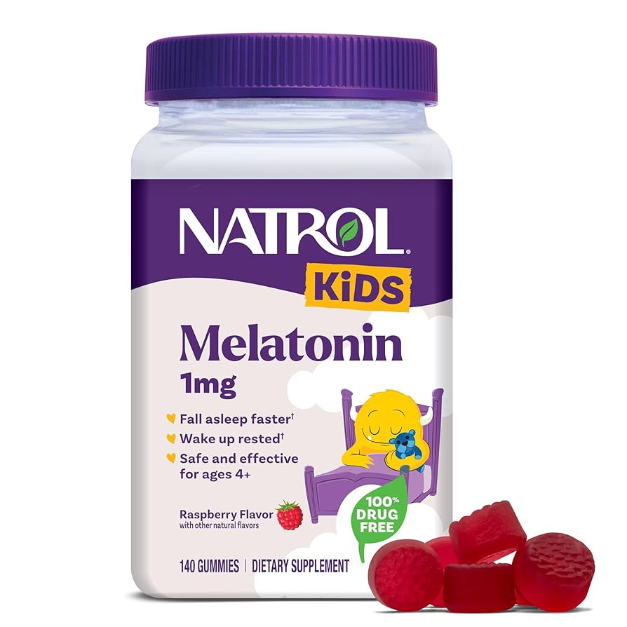 Natrol Kids 1mg Melatonin Gummies Raspberry Flavor | Amazon (US)