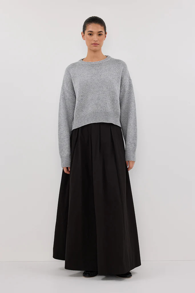 OLIVER SILVER MARLE KNIT JUMPER | DISSH