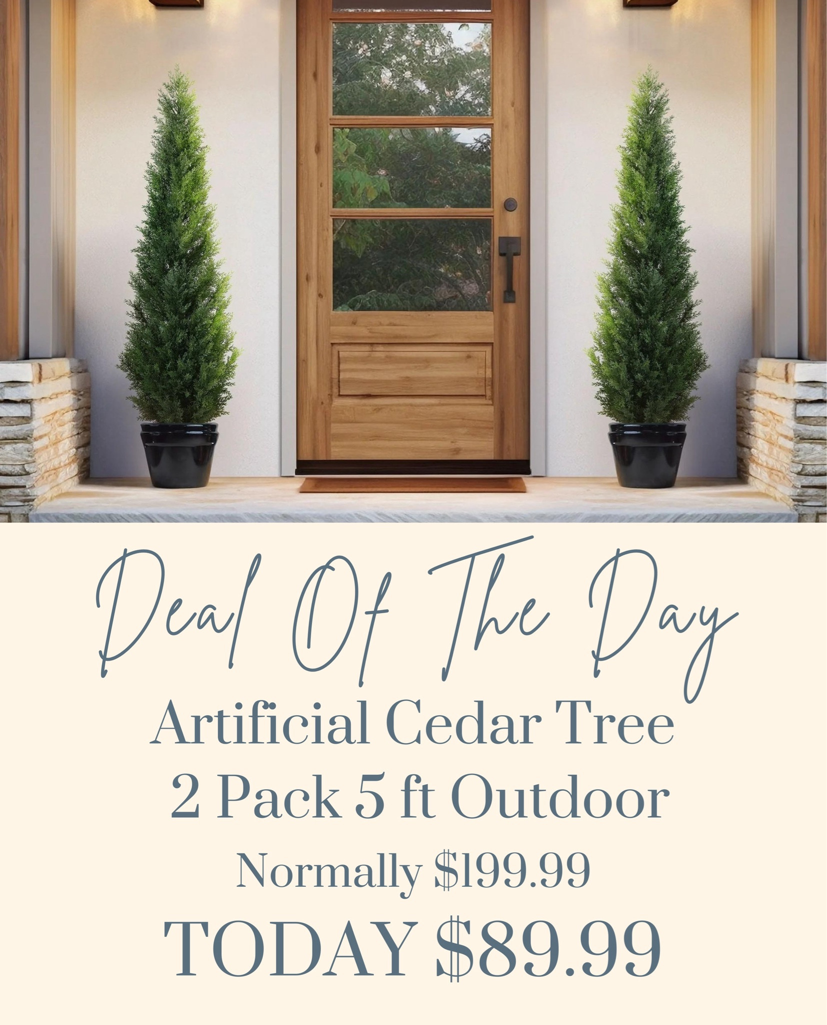You guys! This is an amazing deal! You are always commenting on my trees on my porch! These are so similar and they have a massive sale going on right now! 

#LTKHome #LTKSaleAlert #LTKFindsUnder50
