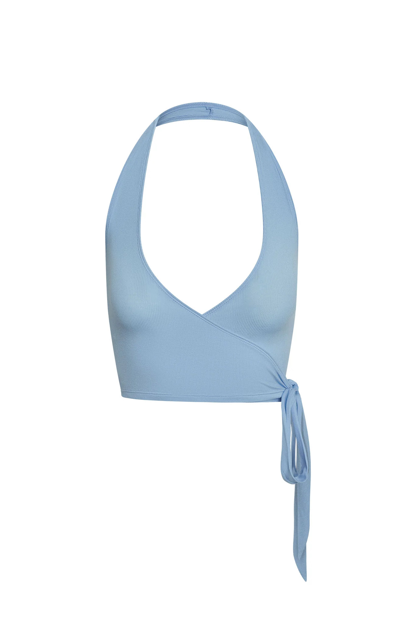 Yosemite Sleeveless Top - Sky Lightweight Rib | Monday Swimwear