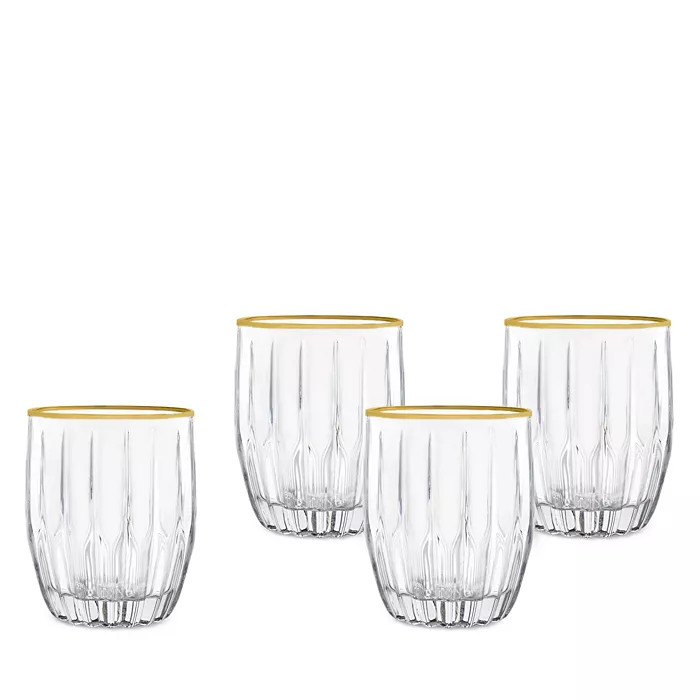Pleat Gold Small Tumblers, Set of 4 | Bloomingdale's (US)