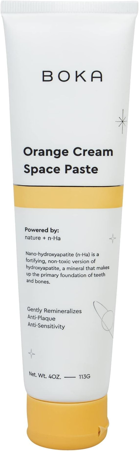 Boka Orange Cream Natural Toothpaste, Nano-Hydroxyapatite for Remineralizing, Sensitivity and Whi... | Amazon (US)