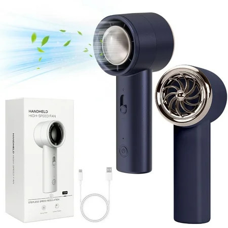 Homlike Mini Handheld Fan Rechargeable Portable Fan Stepless Speed Personal Fan Gifts for Women Men Camping Travel Outdoor Office | Walmart (US)