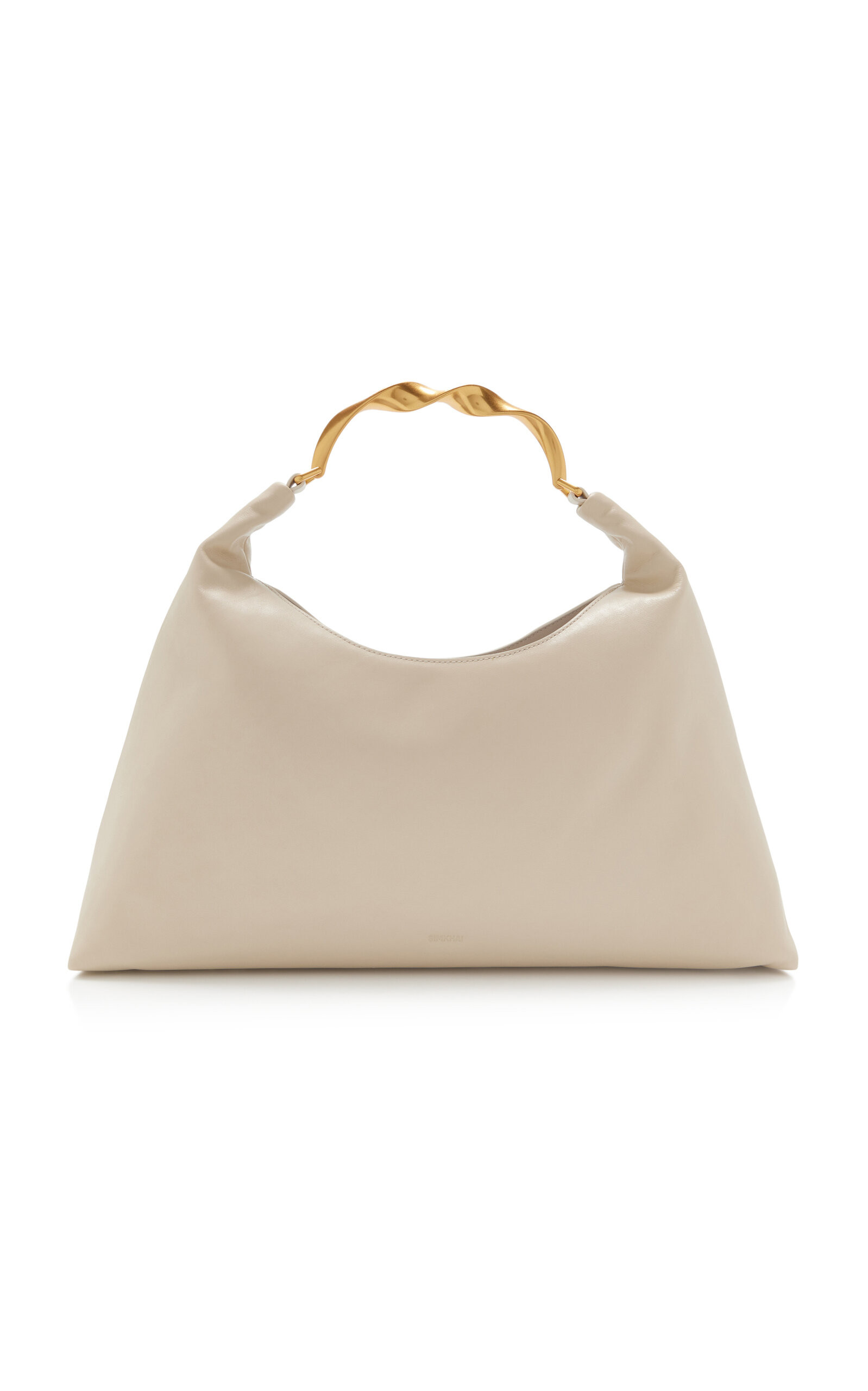 Twist Handle Leather Hobo Bag | Moda Operandi (Global)