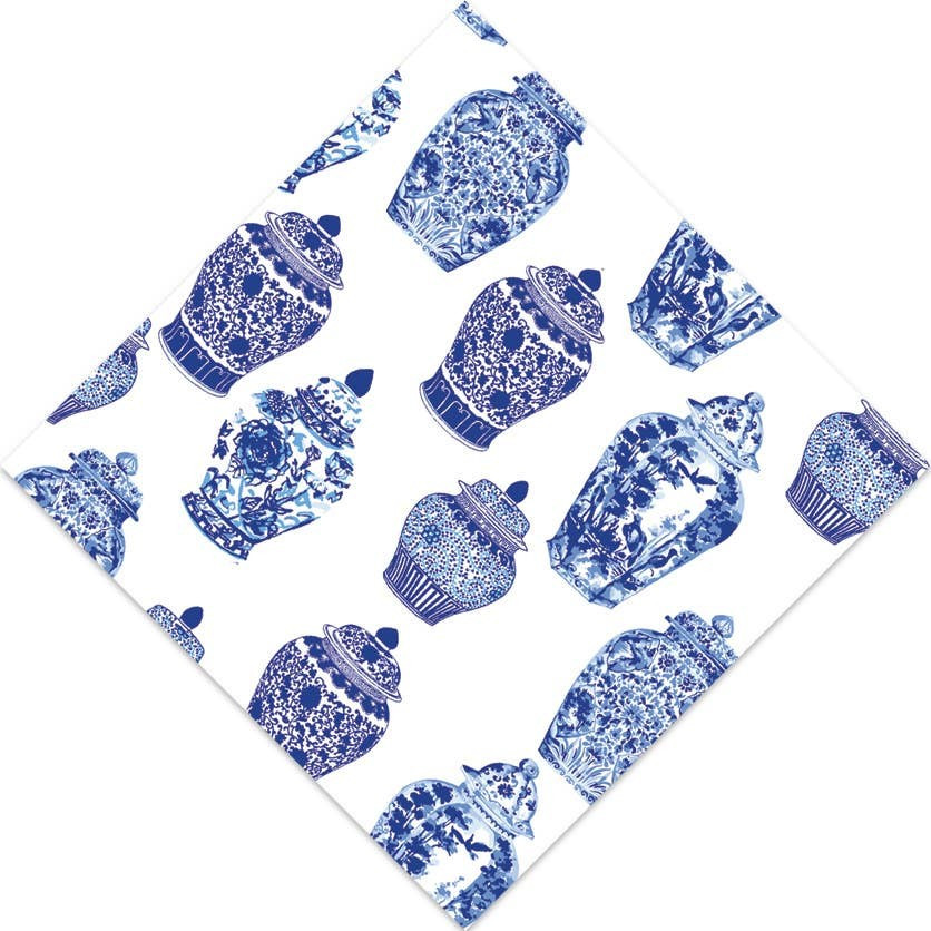 Ginger Jars Paper Cocktail Napkins | Pack of 20 | Palm Beach Collective