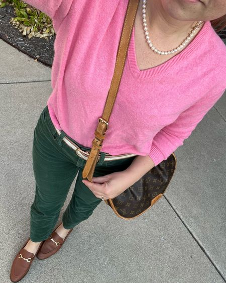 Enjoying this round of fall-like weather and living in these soft corduroy pants! Preppy classic aesthetic

#LTKSeasonal #LTKfindsunder50 #LTKstyletip