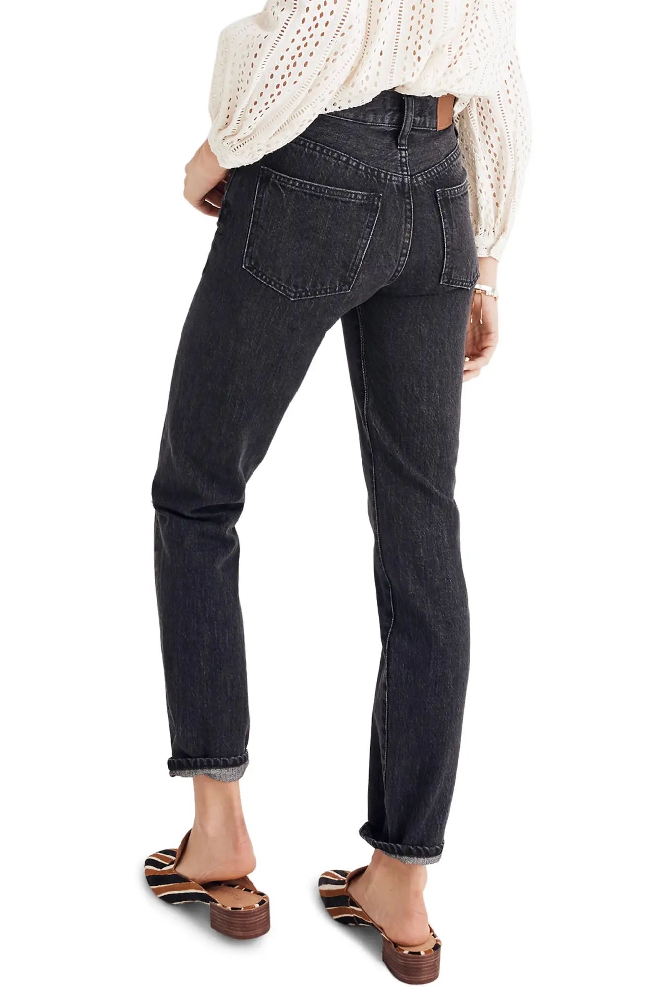 Madewell The Perfect Vintage Ripped Knee Jeans (Roxstone) | Nordstrom