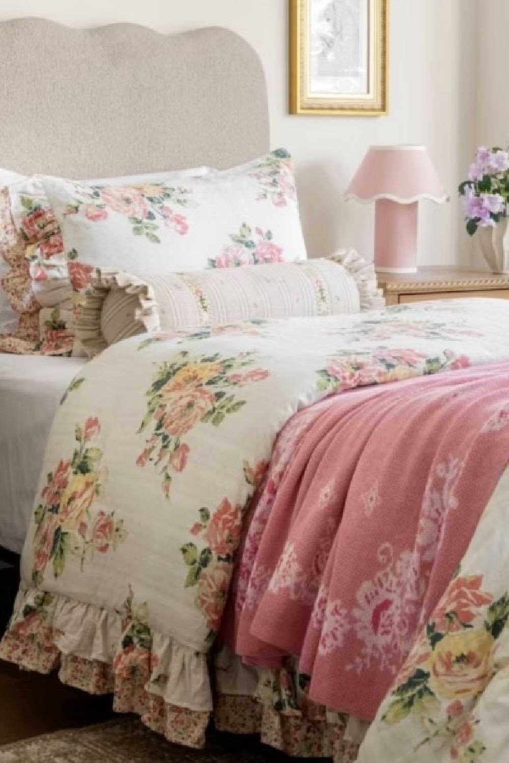 New Studio McGee Target spring bedding, furniture, lamps, floral arrangements, greenery, pillows, wall art, mirrors, chairs, decor, and more - perfect for a spring home bedroom refresh 🌸  

#LTKSaleAlert #LTKSeasonal #LTKHome