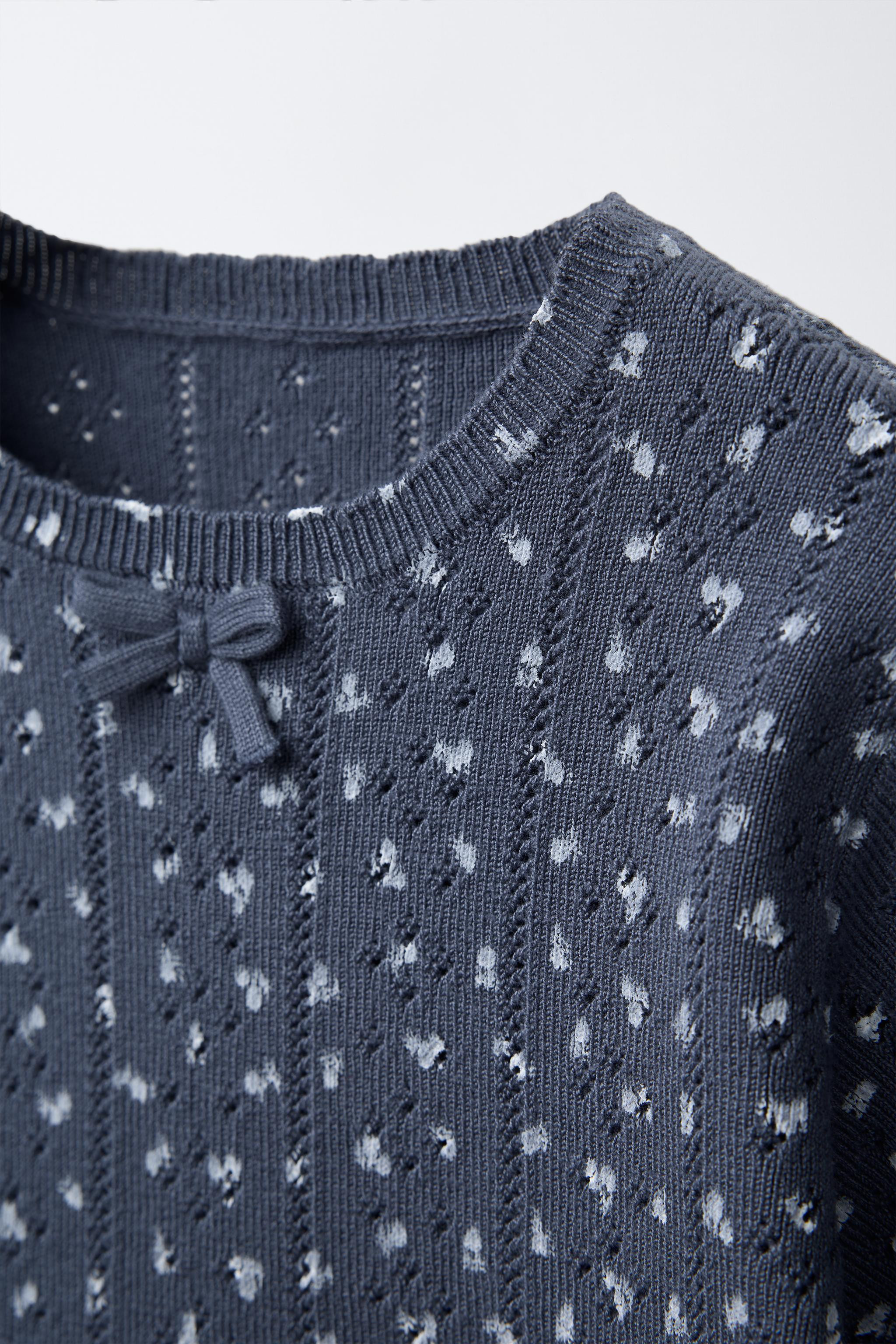 POINTELLE KNIT TOP | Zara US