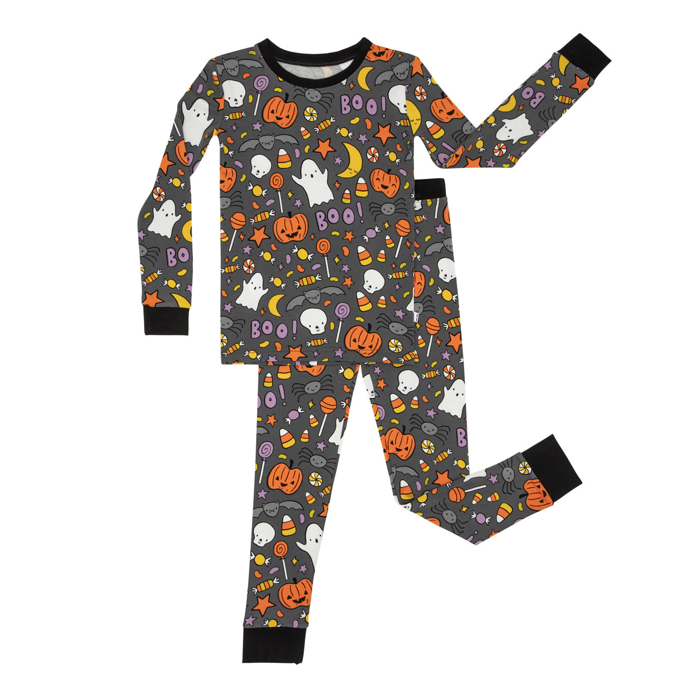 Hey Boo Two-Piece Pajama Set | Little Sleepies