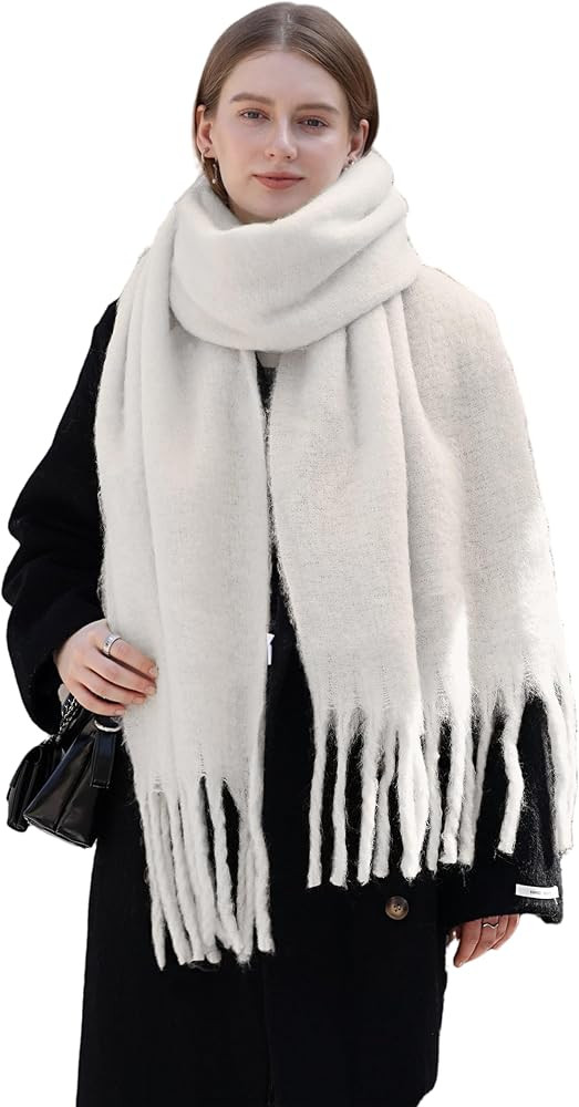 Wander Agio Winter Warm Scarf Long Pashmina Extra Large Shawls and Wraps for Women Large Blanket ... | Amazon (US)