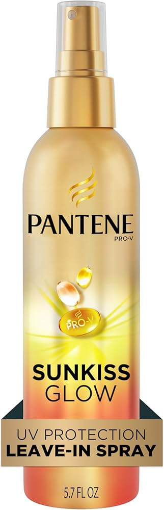 Pantene Sunkiss Glow Multitasking Spray, UV Hair Protection, Repairs Damage, Leave-In Conditionin... | Amazon (US)