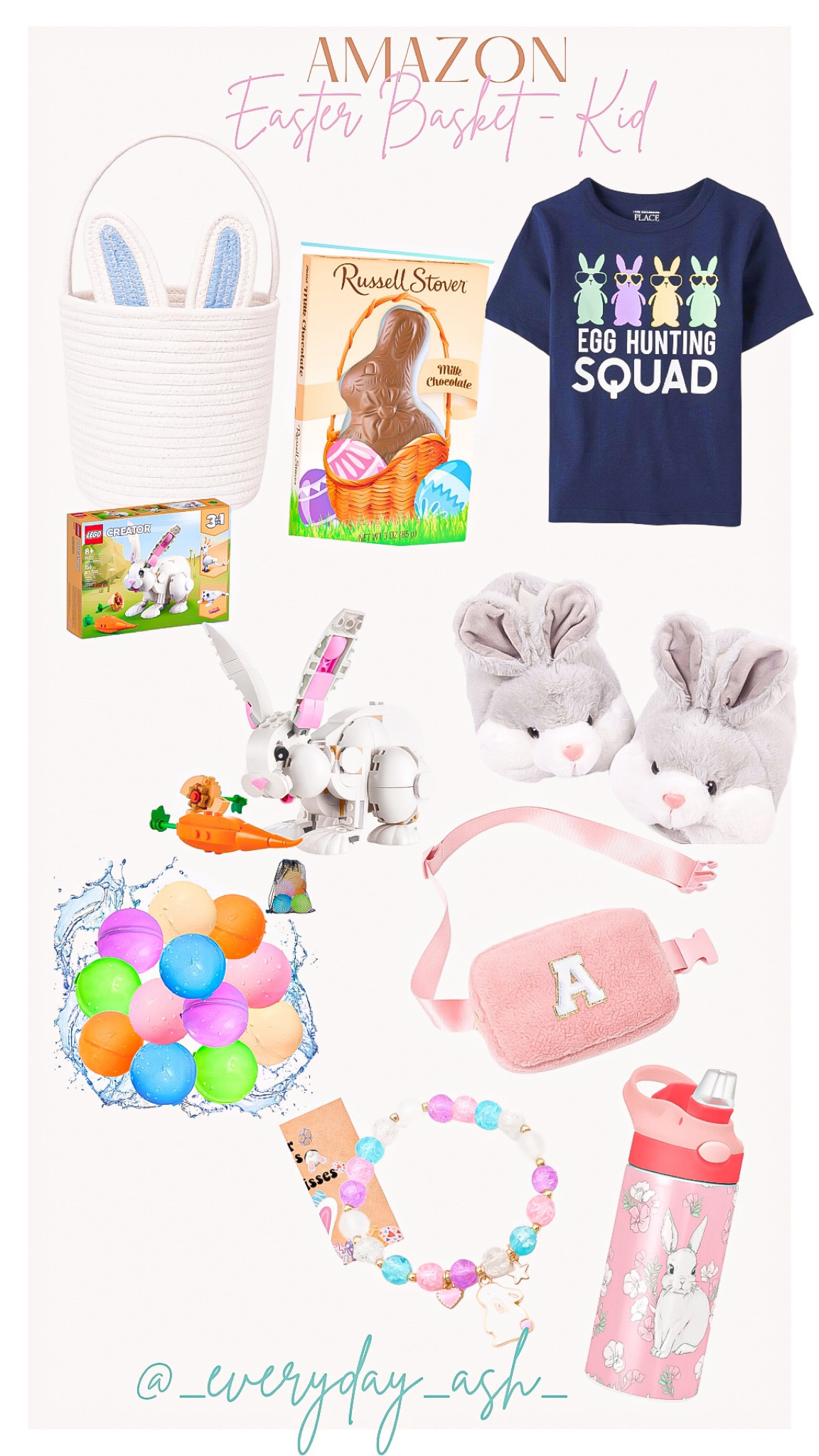 Kids Easter basket 🐰

Kids clothes, kids toys, Easter basket, kids candy, kids gifts, gifts for her, gifts for him, belt bag, reusable water balloons, Amazon gifts, tumbler, kids water bottle, kids jewelry, kids slippers, legos , Easter gifts 

#LTKkids #LTKfindsunder50 #LTKfamily