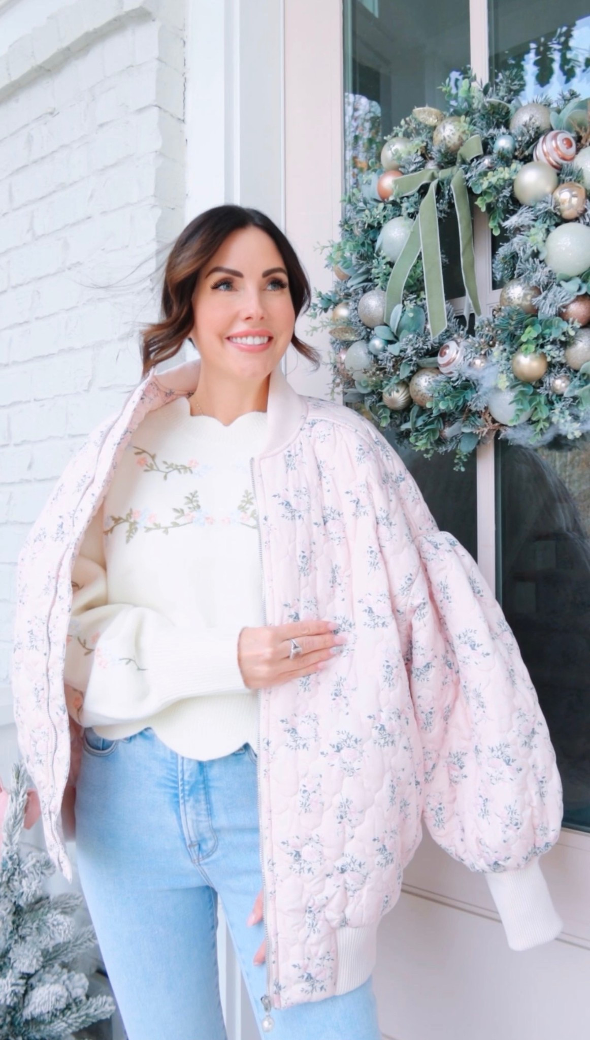 Shop fruitful co is a faith based, female founded business that I am loving for their beautiful, feminine and sophisticated pieces! The scallops on the sweater and pearl detail on the bomber jacket zipper are my favorites! 

#LTKootd #LTKFindsUnder100 #LTKHoliday