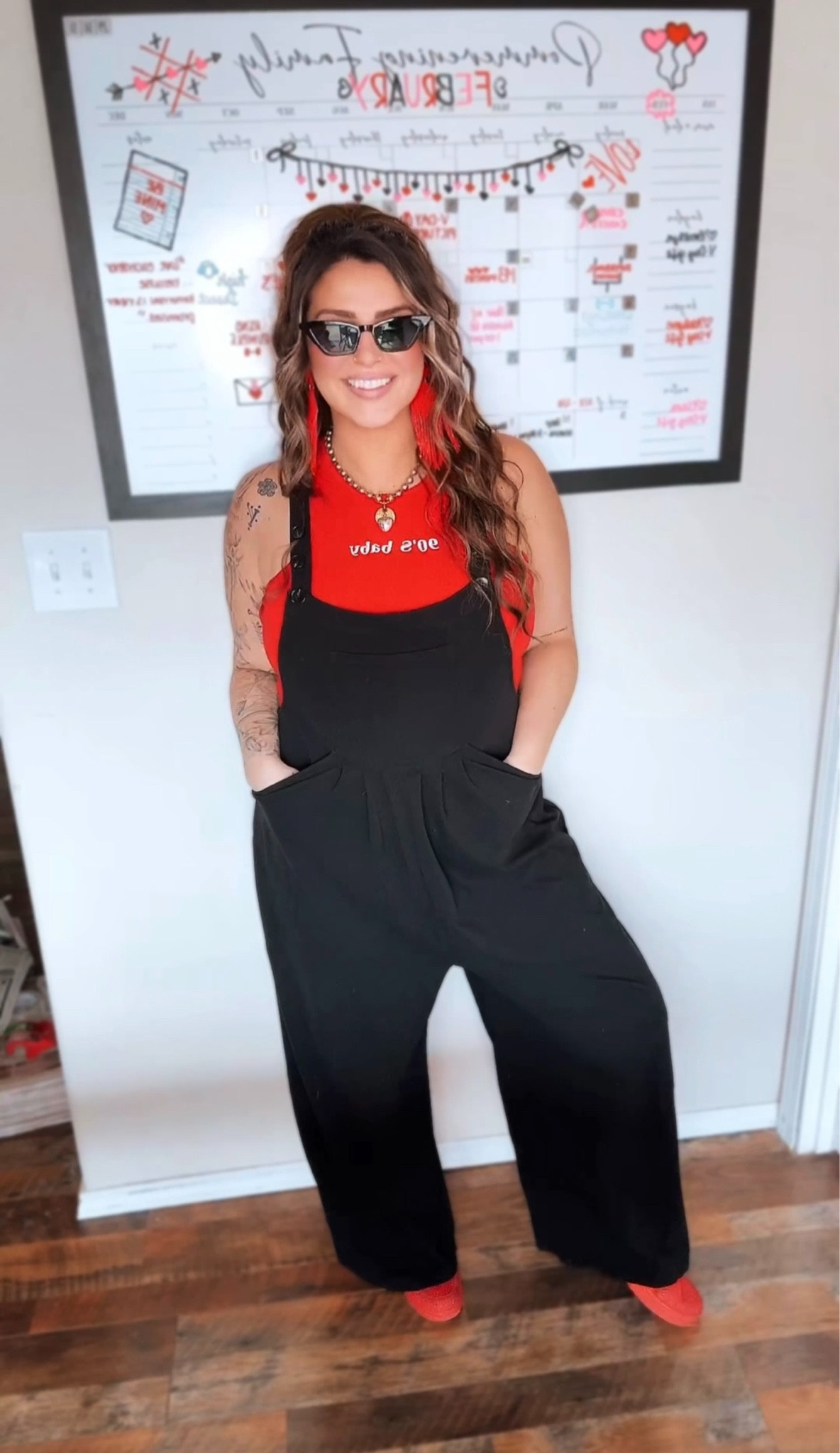 Red + Back | Overalls Outfit 💋

#LTKStyleTip #LTKShoeCrush #LTKMostLoved